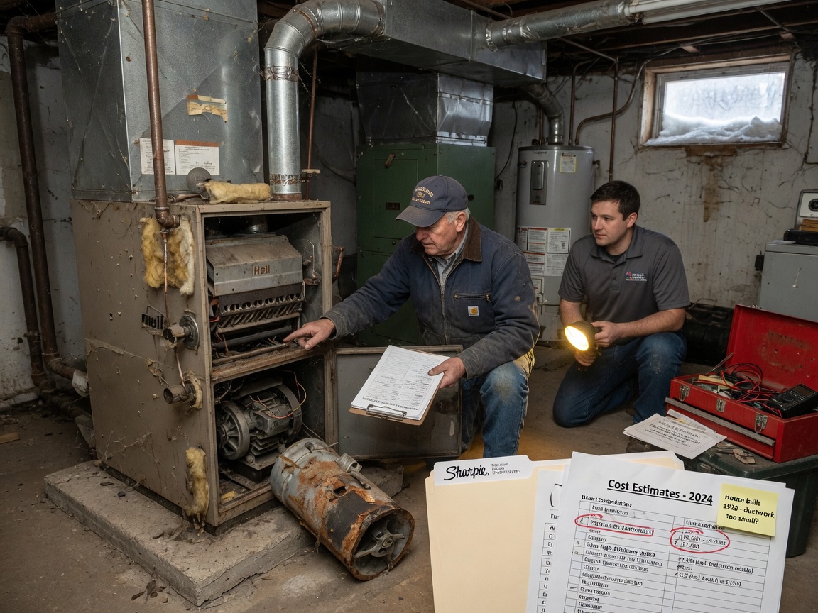 Deciding Between Furnace Repair and Full Replacement in Older Dickinson Houses